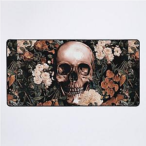 Floral and Skull II Desk Mat