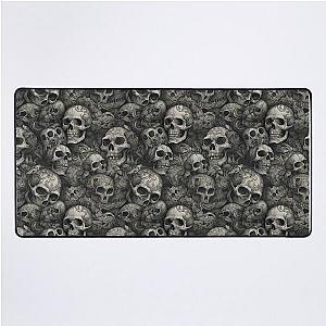 Piles of Skulls Pattern Desk Mat