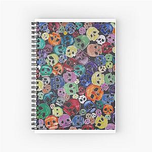 Skull jumble Spiral Notebook