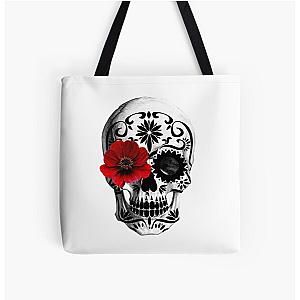 Sugar skull Day of the dead  All Over Print Tote Bag