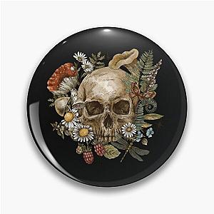 Goblincore Skull  Pin