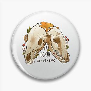 Til Death Do Us Part - Fox Skulls Pin