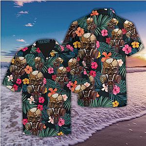 Hawaii Skull Beach Sleeves Shirt TP31072003