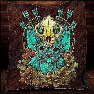 Sphynx Skull Nature Couple Quilt HHT03082003S1