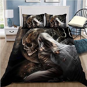 Skull Bedding - Skull And Girl Bedding Set DQB08102001