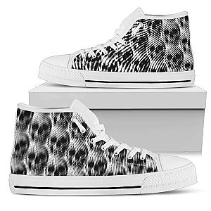 Skull Shoes - Illusion skull pattern high top shoes PL18032033