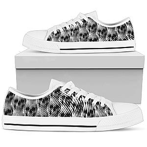 Skull Shoes - Illusion skull pattern low top shoes PL18032035