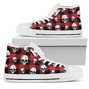 Skull Shoes - Caro skull pattern low top shoes PL18032019