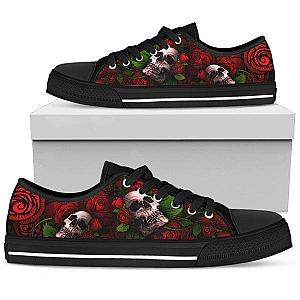 Skull Shoes - Sugar Skull Rose Shoes PL16032006