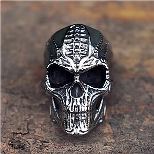 Men's Steampunk Mechanical Skull Stainless Steel Ring