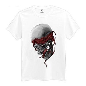 Fashion Voodoo Skull Design Fashion T-shirt