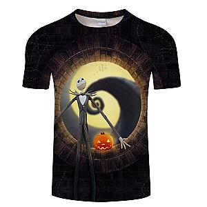 Skull New Style  With Pumpkin Fashion T-shirt