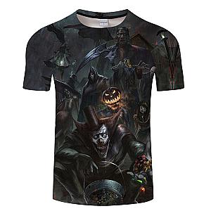 Skull Death And Clown Fashion T-shirt