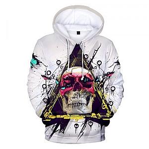 Skull Hoodie - Hot Sale New Style Skull White Hoodie