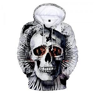 Skull Hoodie - Horror Skull 3D Print Hoodie