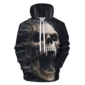 Skull Hoodie - Terrior 3D Skull Hoodies