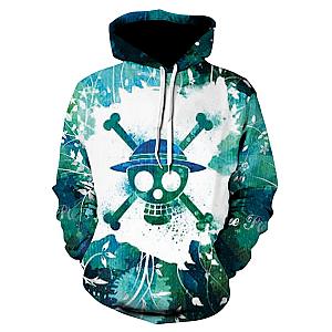 Skull Hoodie - Unique Skull One Piece Symbol Hoodie