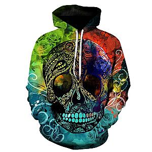 Skull Hoodie - Unique Skull Art Style Hoodie