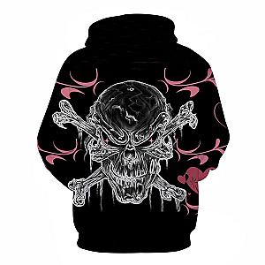 Skull Hoodie - New Black Skull Hoodie