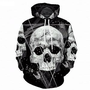 Skull Hoodie - Magic Skull Fashion Hoodie