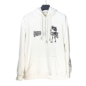 Skull Hoodie - Undercover Skull White Hoodie