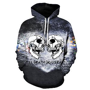 Skull Hoodie - Skull Till Death Do Uspart Hoodie