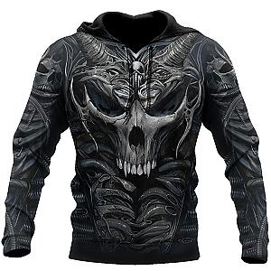 Demon skull armour 3D All Over Printed Shirts and short for Men and Women PL