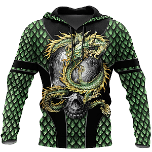 Skull dragon 3D all over printed Unisex HAC140803