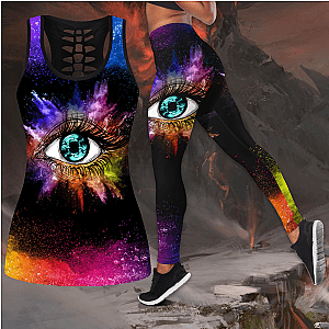 Skull Legging - Sexy Eyes Love Skull tanktop & legging camo hunting outfit for women