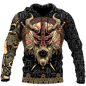 Love Skull Viking 3D all over printed for man and women QB06062004