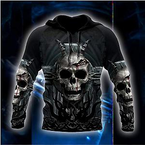 Premium Skull Cross All Over Printed Shirts For Men And Women MEI