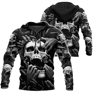 Premium Skull Tattoo 3D All Over Printed Unisex Shirts