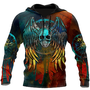 Premium Skull 3D All Over Printed Unisex Hoodie