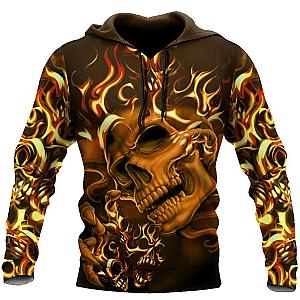 Premium Skull 3D All Over Printed Unisex Hoodie