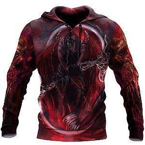 Premium Skull 3D All Over Printed Unisex Hoodie