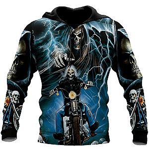 Premium Skull 3D All Over Printed Unisex Hoodie