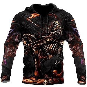 Premium Skull 3D All Over Printed Unisex Hoodie