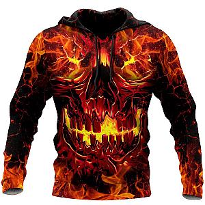 Premium Skull 3D All Over Printed Unisex Hoodie