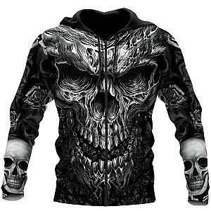 Premium Skull 3D All Over Printed Unisex Shirts