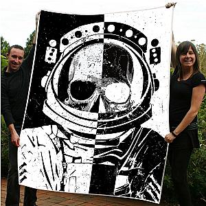 Premium Skull Astronaut Blanket