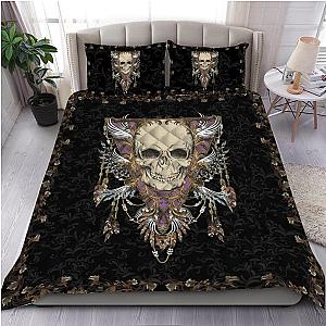 Skull Bedding - 3D Love skull native bedding set QB06102003