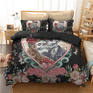 Skull Bedding - 3D sugar skull bedding set PL17062008