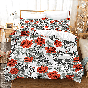 Skull Bedding - Fanaijia 3d Flower skull l Bedding PL17062001