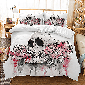 Skull Bedding - 3D sugar skull bedding set PL17062004