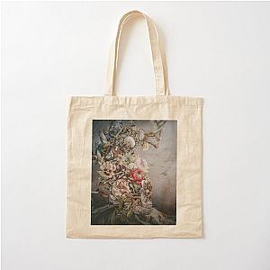 Skull in moonlight Cotton Tote Bag