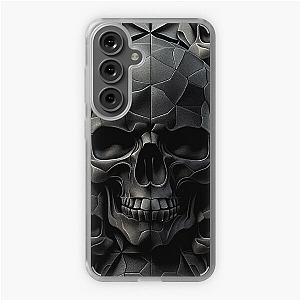 Subtle black skull pattern Samsung Galaxy Soft Case