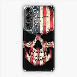 American Flag Skull Samsung Galaxy Soft Case