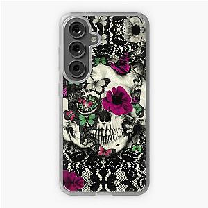 Victorian Gothic Lace skull Samsung Galaxy Soft Case