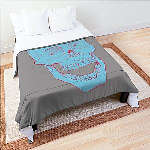 Blue Skull for Lovers Comforter