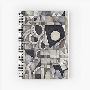 Walking Smoking Skull Spiral Notebook